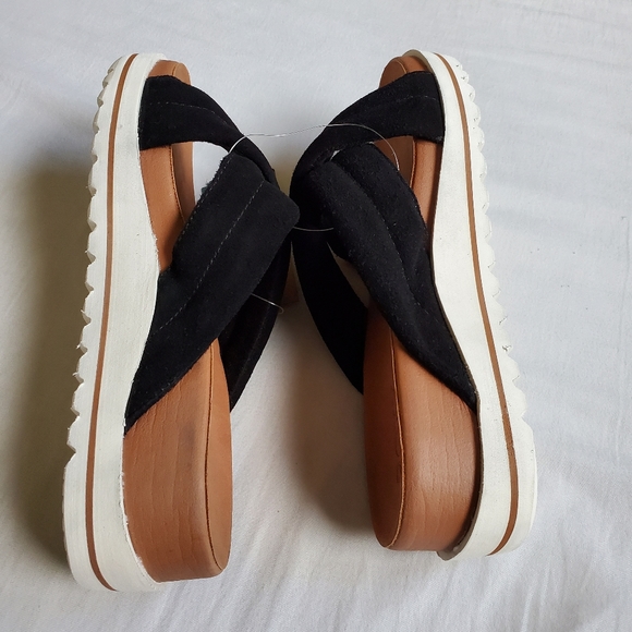 Roxy Veria slide sandals black size 7 - Picture 4 of 6